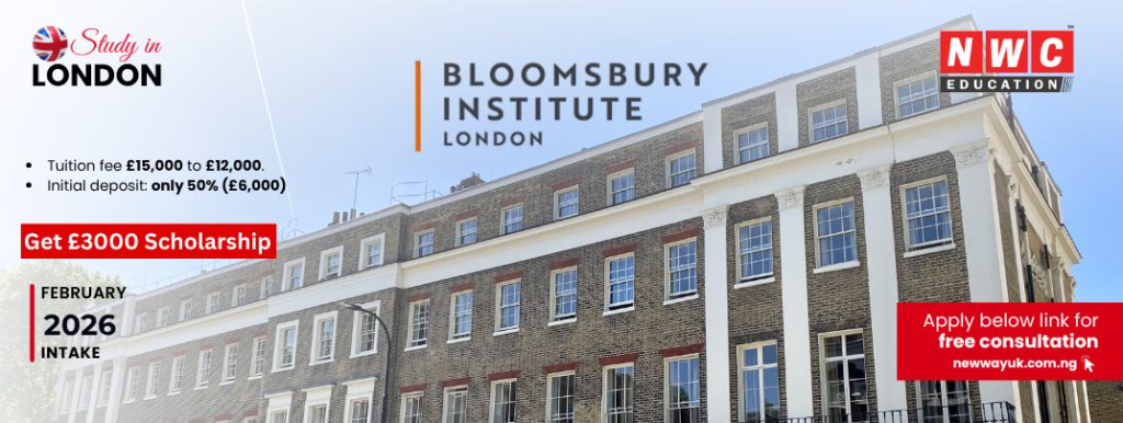 Bloom's Burry Institute feb 2026 intake newwayuk.com.ng